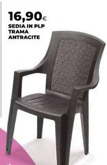 Sedia In Plp Trama Antracite