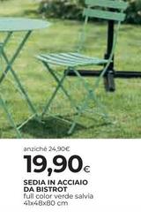 Sedia In Acciaio Da Bistrot