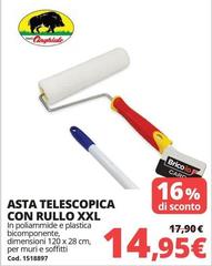 Cinghiale - ASTA TELESCOPICA CON RULLLO XXL