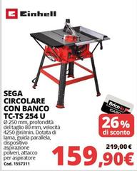 Einhell - Sega Circolare Con Banco Tc-ts 254 U
