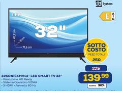 Telefunken - 32SONICSMV14-LED SMART TV 32