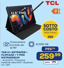 TCL - Tab 11+ Nxtpaper + Flipcase + + Pen Nxtpaper11p