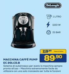 De Longhi - Macchina Caffé Pump Ec 201.CD.B