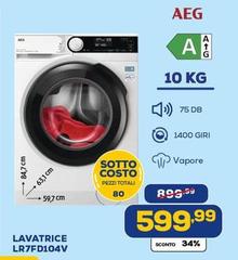Aeg - Lavatrice LR7FD104V