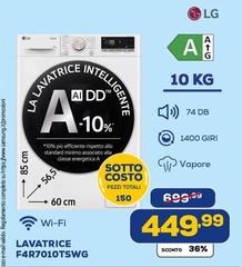 LG - Lavatrice F4R7010TSWW