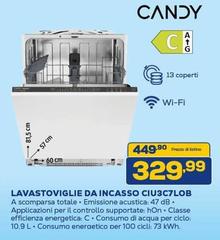 Candy - Lavastoviglie Da Incasso CIU3C7LOB