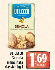 De Cecco - Semola Rimacinata Classica 