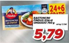 Findus - Bastoncini X24+6 Omaggio