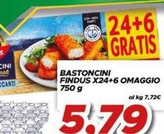 Findus - Bastoncini X24+6 Omaggio
