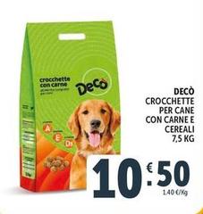 Deco - Crocchette Per Cane Con Carne E Cereali
