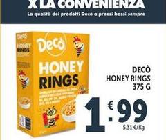 Gusto decò - Honey Rings