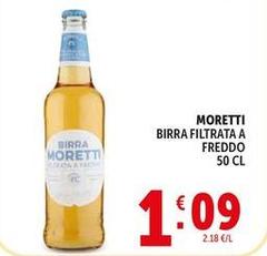 Moretti - Birra Filtrata A Freddo