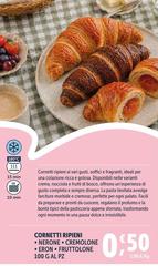 Cornetti Ripieni Nerone/ Cremolone/ Eron