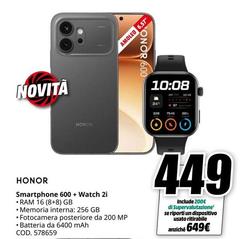 Honor - Smartphone 600+ Watch 2i