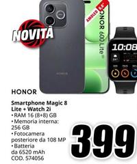 Honor - Smartphone Magic 8 Lite + Watch 2i