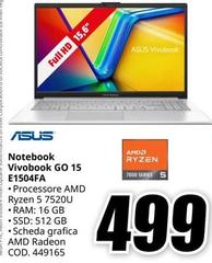 Asus - Notebook Vivobook Go 15 E1504FA