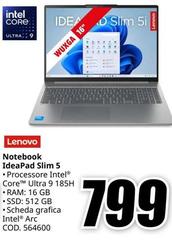 Lenovo - Notebook Ideapad Slim 5