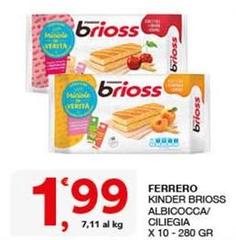 Ferrero - Kinder Brioss Albicocca/ Ciliegia