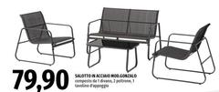 Salotto In Acaciaio Mod.Gonzalo  