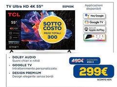 TCL - Tv Ultra Hd 4k 55