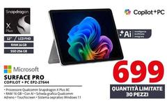 Microsoft - Surface Pro Copilot + Pc EP2-27644