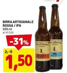 Birra Artigianale Rossa/IPA