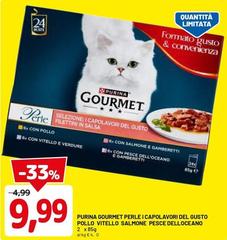 Purina - Gourmet Perle Capolavori Del Gusto Pollo Vitello Salmone Pesce Dell Oceano