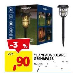 Beper - Lampada Solare Segnapassi