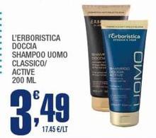 L'Erboristica -  Doccia Shampoo Uomo Classico