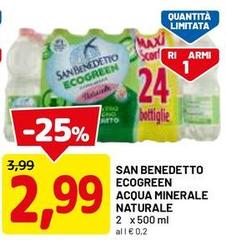 San Benedetto - Ecogreen Acqua Minerale Naturale