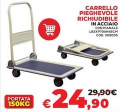 Carrello Pieghevole Richiudibile In Acciaio