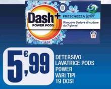 Dash - Detersivo Lavatrice Pods Power