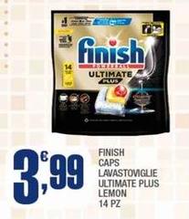 Finish - Caps Lavastoviglie Ultimate Plus Lemon