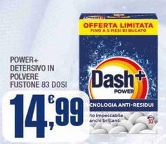 Dash - Power+ Detersivo In Polvere Fustone