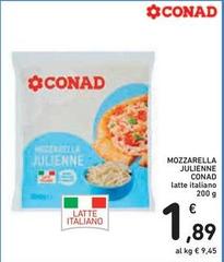 Conad - Mozzarella Julienne
