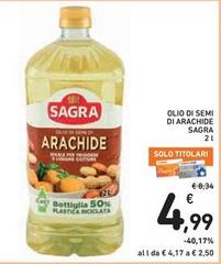 Sagra - Olio Di Semi Di Arachide
