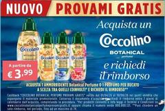 Coccolino -  Ammorbidente Botanical Perfume Per Bucato A Scetta 