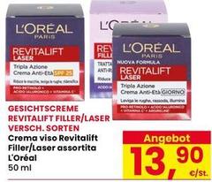 L'Oreal - Crema Viso Revitalift Filler/laser Assortita