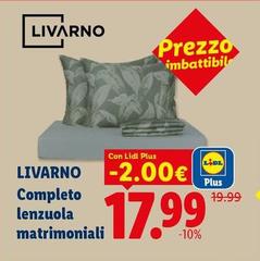 Livarno - Completo Lenzuola Matrimoniali