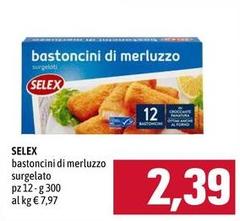 Selex - Bastoncini Di Merluzzo Surgelato