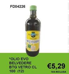 Belvedere - Olio Evo Btg Vetro