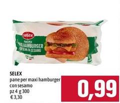 Selex - Pane Per Maxi Hamburger Con Sesamo