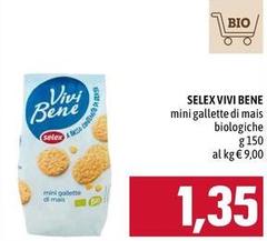 Selex - Vivi Bene Mini Gallette Di Mais Biologiche