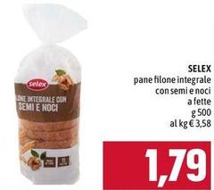 Selex - Pane Filone Integrale Con Semi E Noci A Fette