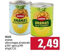 Selex - Ananas Allo Sciroppo, Al Naturale