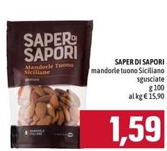 Saper di sapori - Mandorle Tuono Siciliano Sgusciate