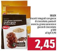 Selex - Biscotti Integrali Con Gocce Di Cioccolato