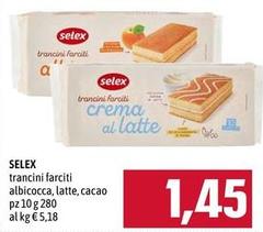 Selex - Trancini Farciti Albicocca, Latte, Cacao