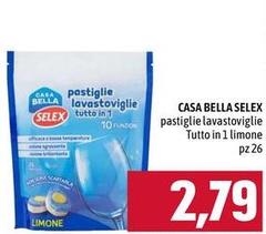 Selex - Casa Bella Pastiglie Lavastoviglie Tutto In 1 Limone