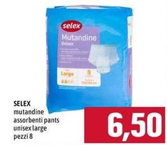 Selex - Mutandine Assorbenti Pants Unisex Large